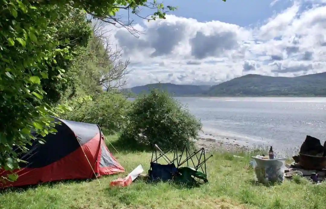 Riverside camping in Rishikesh