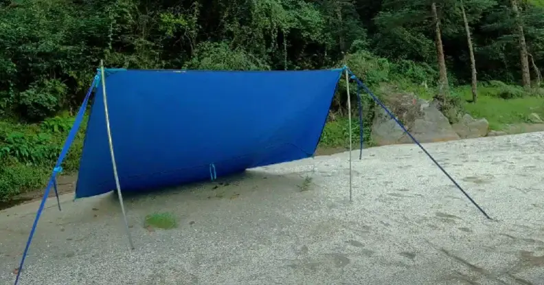 Beach camping in Rishikesh