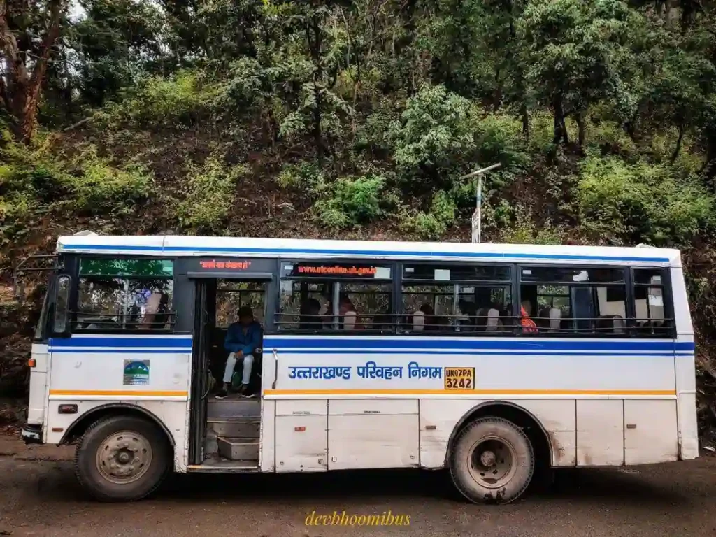 UTC A bus of Uttarakhand Transport Corporation