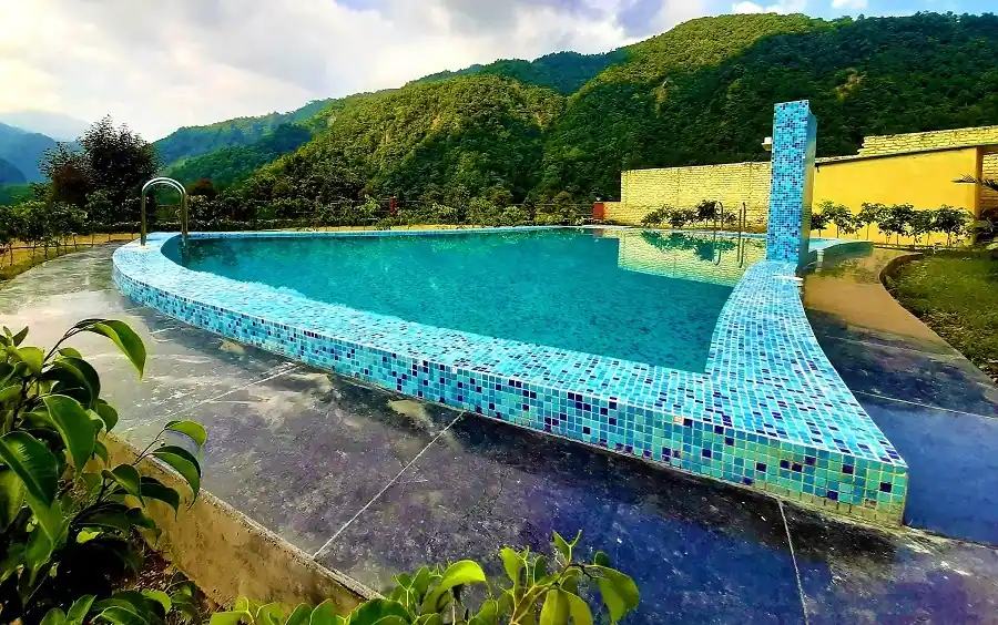 Pool of Majestic Camp in Rishikesh