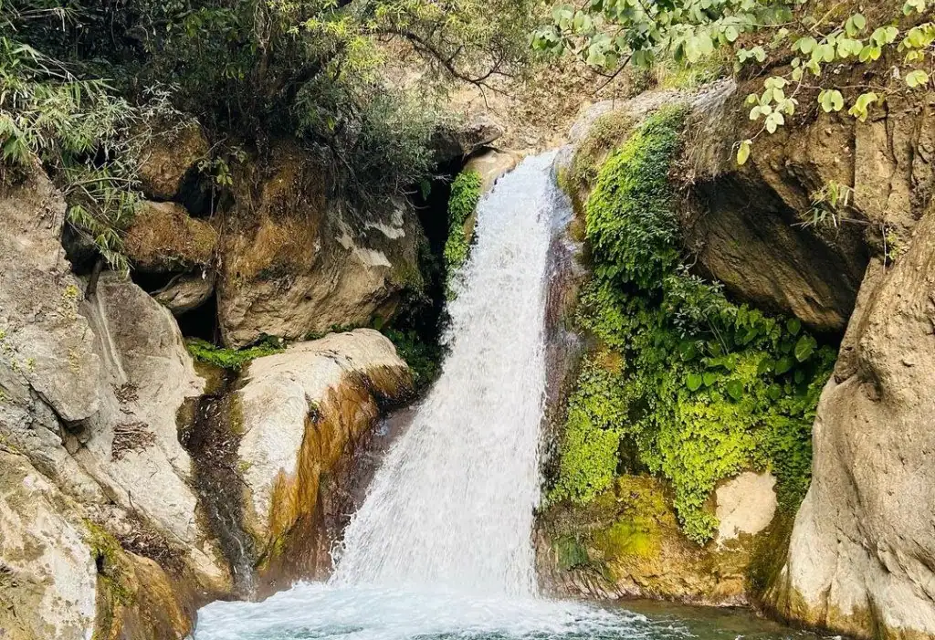 Camping in Shikhar falls