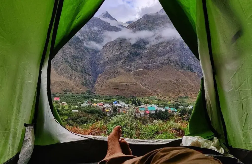 Camping in Spiti Valley Himachal Pradesh