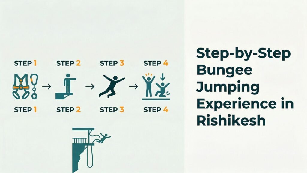Step-by-Step Bungee Jumping Experience in Rishikesh