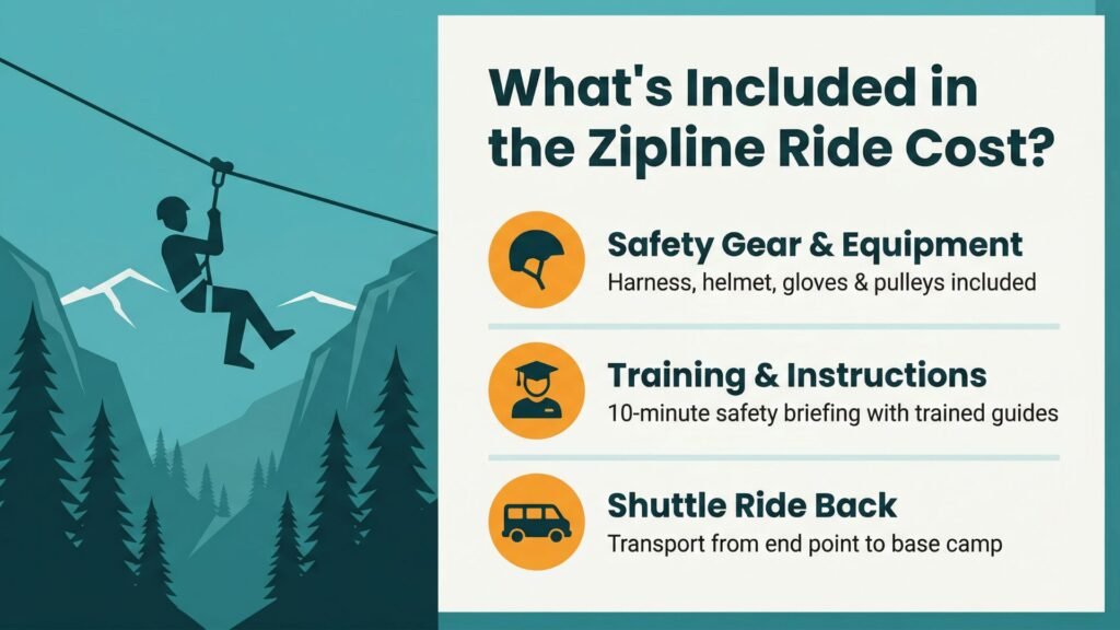 Zipline Ride Cost?